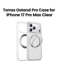 Torras Ostand Pro Series Mobile Case for iPhone 17 Pro Max -Clear| X00FX2585