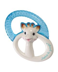 Sophie La Girafe Cooling Teething Ring 3+ Monthss, Soothes Inflamed Gums, Easy To Handle, Fresh Touch Collection - Multicolour