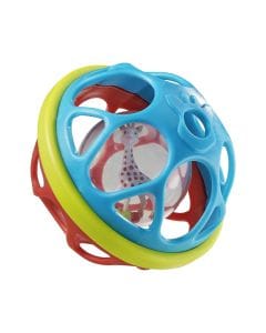 Sophie La Girafe Soft Activity Ball Rattle 3+ Monthss, Soft And Easy To Grasp, Internal Bells For Added Fun, Easy For Small Hands To Grasp - Multicolour