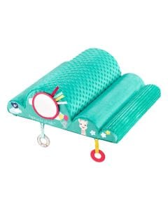 Sophie La Girafe Motor Skills Cloud Baby Floor Toy 6+ Monthss, Supports Tummy Time, Sensory Stimulation, Fresh Touch Collection - Baby Blue