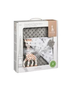 Sophie La Girafe Soft Blanket Gift Set 0+ Monthss, Soft And Cozy, Multi-color Design, Versatile Use, Premium Quality - Multicolour