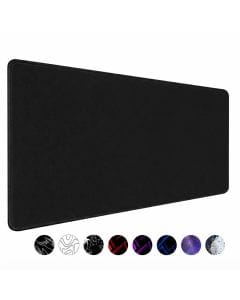 TEDNETGO XXL Extra Large Gaming Mouse Pad, Waterproof Non-Slip Desk Mat with Stitched Edges | Black