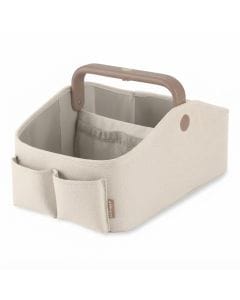 Skip Hop Light Up Diaper Caddy, Easy-Grip Handle With Soft Light, Customizable Interior Layout, Smart Pocket Storage Design - Oat