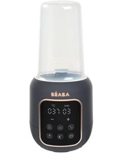 Beaba 5-in-1 Baby Bottle Warmer Sterilizer Defrost Steam Mode Digital Touchscreen Compatible All Bottles Night Blue | 911716