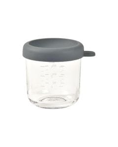 Beaba Glass Conservative Jars 250ml, Heat And Thermal Shock Resistant, Easy-to-Read Measurement Markings, Airtight Lid For Freshness Preservation - Mineral
