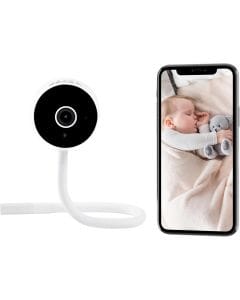 Beaba Full HD 3MP WiFi Video Baby Monitor App iOS Android Motion Noise Crying Detection Cloud Walkie-Talkie White | 930378