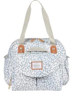 Beaba Modular Large Capacity Diaper Changing Bag with Stroller Attachment & Insulated Food Pouch 16 Pockets Cherry Blossom | 940259