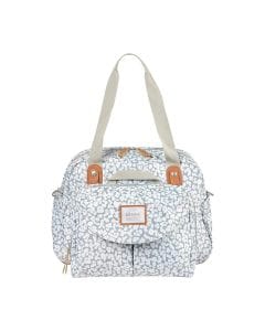 Beaba Modular Large Capacity Diaper Changing Bag with Stroller Attachment & Insulated Food Pouch 16 Pockets Cherry Blossom | 940259