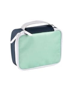 Beaba Isothermal Snack Bag Faro, Keeps Food Warm Or Cool For Several Hours, Spacious 2.7L Capacity, Wide Zippered Opening - Matcha Latte
