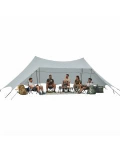 Porodo Large Outdoor Sun Tent, 9 x 5m Pop-Up Canopy with 60m² Coverage, Waterproof Wind-Resistant UV Protection