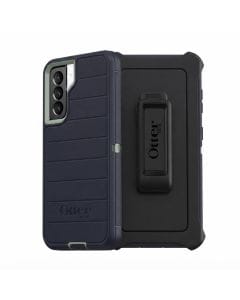 OtterBox Defender Series Screenless Edition Case for Samsung Galaxy S21 Ultra 5G, Varsity Blues/Desert Sage