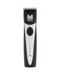 Moser Professional Cordless Trimmer ChroMini Pro, 32mm Star Blade, 0.4mm Cutting Length, 100-Min Runtime, LED Indicator | Black
