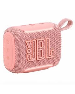 JBL Go 5 Ultra-Portable Bluetooth Speaker, Waterproof & Dustproof, 10H Playtime, Stereo Pairing, App Control | Pink