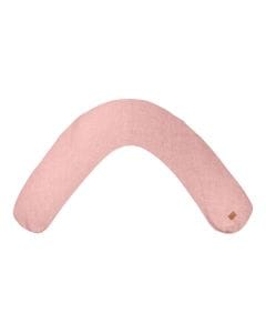 Beaba 170cm Large Maternity Nursing Pillow Pregnancy Support Breastfeeding Fleur de Coton Micro-Pearl Fill Chalk Pink | 508164