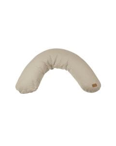 Beaba Ergonomic Big Flopsy Pillow, Ultra Comfortable, Machine Washable And Tumble Dryer Safe - Cotton Flower Linen