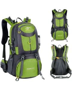 VAODO 60L Hiking Daypack, Ergonomic Waterproof Mountaineering Backpack for Camping, Travel and Outdoor Adventures