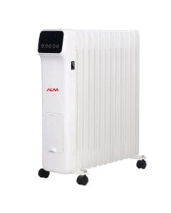 ALM 13-Fin Oil Radiator Heater, Adjustable Heating, Remote Control, Thermostat Control, Portable Home Heating | ALM-OR13