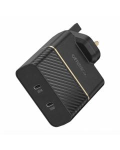 OtterBox 50W Dual-Port Wall Charger, USB-C PD 30W and 20W GaN Fast Charging Adapter for Smartphones and Tablets