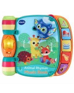 VTech Animal Rhymes Music Book (VTUS) - Interactive Musical Educational Toy for Babies & Infants