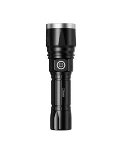 Clikon Zoom In Zoom Out LED Flashlight, 1000 Lumens, 2500mAh Rechargeable Battery, Adjustable Focus, High-Brightness | Black - CK8035