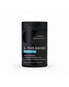 Sports Research L-Theanine 200mg with Organic Coconut Oil | Enhanced Focus & Relaxation