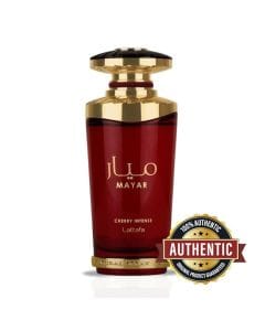 Lattafa Mayar Cherry Intense Eau de Parfum 100ml - Unisex, Strawberry & Bergamot, Cherry Jam & Cacao, Vanilla & Amber Base