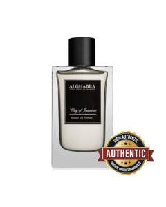 Alghabra City Of Jasmine Extrait de Parfum, Premium Floral Woody Musk Fragrance, Jasmine & Vanilla Notes - 50ml