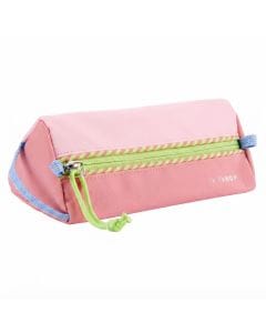 Skip Hop Wildflower Wander Pencil Pouch 4+ Years, Bold Colour Block Design, Side Loop For Easy Carrying, Secure Zipper Closure - Pink