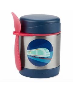 Skip Hop Spark Train Style Food Jar 3-6 Years 325ml, Safe And Durable Build, Kid-Approved Sporty Design, Lightweight And Travel-Friendly - Multicolour