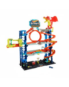 Hot Wheels City Ultimate Garage Playset - Includes 2 Cars & 50+ Parking Spots