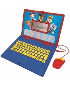 Lexibook Paw Patrol Bilingual Laptop Educational Toy for Kids, 124 Activities | Red/Blue