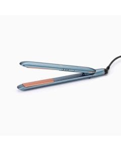 BaByliss Denim Luxe Hair Straightener, Diamond Ceramic Plates, Adjustable Temperature Control - Denim Blue