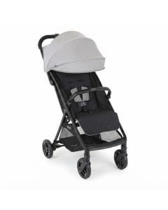 Graco Myavo Compact Stroller with Raincover Lightweight 5.8kg Pushchair, One-Second One-Hand Fold, Adjustable Recline, Large Storage Basket, Suitable from Birth to 22kg | Steeple Gray