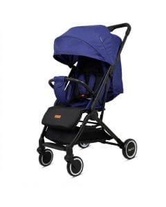 Nurtur Bravo Lightweight Travel Stroller for Baby & Kids, Compact Foldable Design, Airline Cabin|Denim