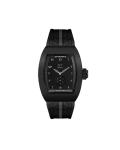 Overdrive GT Watch Grey, 40mm Polycarbonate Case, Miyota 1L45 Quartz Movement, K1 Mineral Glass, Silicone Strap, Arabic & English Dial, 50m Water Resistant 