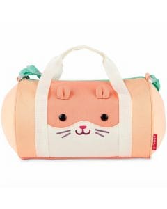 Skip Hop Duffimals Soft Dinosaur Duffel Bag, Spacious Zippered Storage Compartment, Comfortable And Easy to Carry - Multicolour