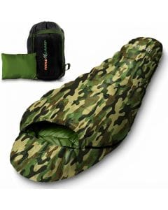 SereneLife All-Weather Mummy Sleeping Bag, Waterproof Lightweight Backpacking and Camping Gear for Outdoor Adventures