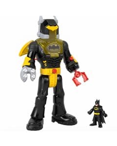 Fisher-Price Imaginext DC Super Friends Batman Exo Suit Robot Toy, 12-Inch Action Figure with Lights, Sounds & Movable Features