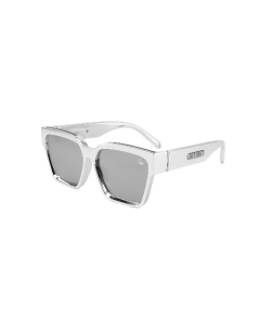 Belvoir & Co Hendrix Chrome Silver Sunglasses, UV400 Protected Lenses