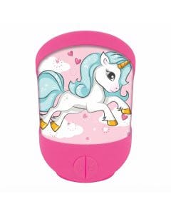 Lexibook Unicorn Night Light for Kids Room, Battery-Operated LED Lamp, Reassuring Soft Battery Operated