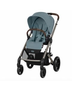 Cybex Gold PU1 Balios S Lux Premium Urban Baby Stroller Reversible Seat, One-Hand Fold, Ergonomic Recline, Smooth City Ride, Designed for Modern Parents | Stormy Blue