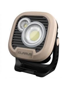 klarus WL3 Rechargeable Camping Work Light, 1500 Lumens, 13500mAh Power Bank, 6 Lighting Modes, 4 Color Temperatures, Portable LED Light for Camping, Hiking and Emergencies
