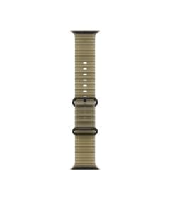 Apple 49mm Ocean Band Watch Strap, Durable Fluoroelastomer Design, Secure Fit, Black Titanium Finish - Translucent Kelp | MKAV4ZM/A
