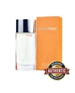 Clinique Happy Eau de Parfum for Women, Fresh Citrus Floral Fragrance with Ruby Red Grapefruit, Bergamot, Lily & Mimosa - 100ml