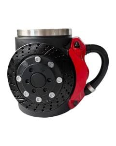 Luxury Signature Brake Style Mug Stainless Steel Coffee Mug with Resin Exterior, Insulated Drink Cup - 300ml 