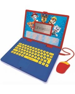 Lexibook JC598PAi1 Paw Patrol Bilingual Kids Laptop, French/English Educational Toy, 124 Learning Red/Blue