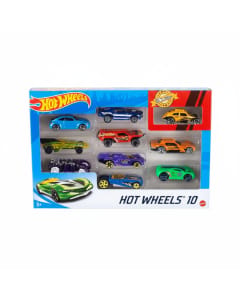 Hot Wheels 10-Pack of 1:64 Scale Toy Trucks & Cars - Perfect for Kids & Collectors