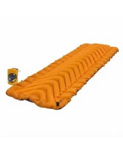 Klymit Insulated Static V Lite Sleeping Pad, Lightweight All-Season Inflatable Camping Mattress for Backpacking and Hiking