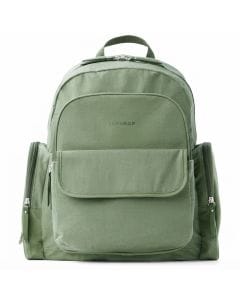 Skip Hop Luna Diaper Backpack, Spacious And Highly Organized Storage, Dedicated Functional Pockets, Includes Cushioned Changing Pad -  Sage