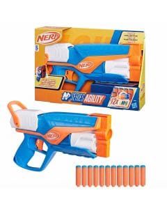 Nerf N Series Agility Blaster, 6-Dart Revolving Drum & 12 N1 Darts - Compact High-Performance